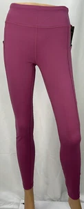 Duluth Trading Company Women AKHG Trail Tech Leggings Color Red Grape SMALL NWT - Picture 1 of 5