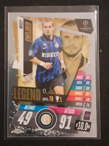 TOPPS KARTE MATCH ATTAX UCL 2020-21 WESLEY SNEIJDER #192 LEGEND FOIL INTER MILAN - Bild 1 von 4