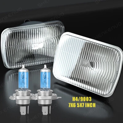 Faros halógenos de haz alto-bajo de 5x7" 7x6 para Kenworth T300 1997-2010 Foto 1 de 4