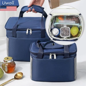 Lunch Bag Adult Lunch Box for Work School Men Women Kids Leakproof Xmas Gift - Picture 1 of 11