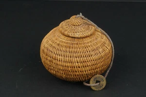 China cricket box, ancient rattan insect cage, china insect cage, cricket box - Picture 1 of 8