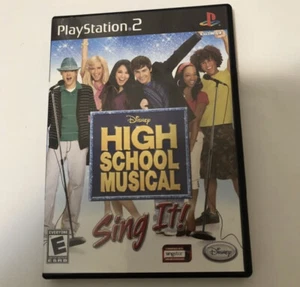 PS2 Disney High School Musical Sing It for Playstation 2 Video Game - Picture 1 of 2