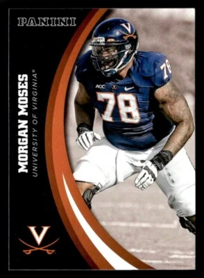 Morgan Moses 2016 Panini Collegiate Card #48 Virginia Cavaliers - Imagem 1 de 2