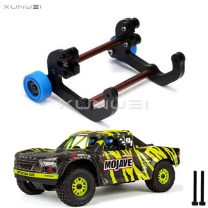 Nylon Rear Head-Up Double Wheel Tumbling Wheelie Bar for 1/7 RC ARRMA 6S Mojave - Picture 1 of 11