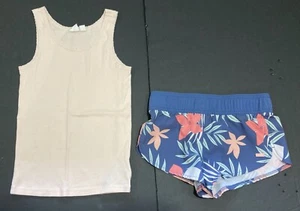 Girl's Old Navy & Gap Outfit size 5 - Zebra Striped Top w/Gray Jean Skirt EUC - Picture 1 of 7