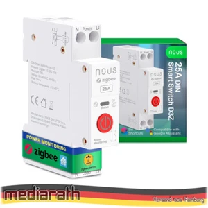 Nous D3Z Zigbee DIN Smart Switch 25A Verbrauchsmessung 1 Kanal ZHA ZIGBEE2MQTT - Bild 1 von 8