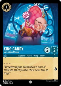 Lorcana NM Shimmering Skies Common King Candy Sovereign of Sugar 137/204 - Picture 1 of 2