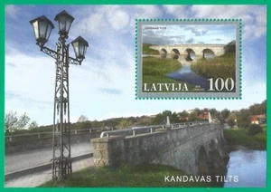 Latvia 2008 year mint block (**) Michel # blc.25 , bridge - Picture 1 of 1