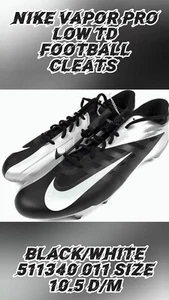  Nike Vapor Pro Herren Fußballschuhe grau schwarz Größe 10,5 - Bild 1 von 6