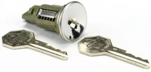 Corvette 1968 interruptor de encendido cilindro de bloqueo con llaves octágonas correctas llave C3 NUEVO - Imagen 1 de 2