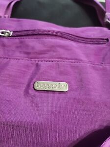 BAGGALLINI Lavender Large Nylon Computer Travel Carry Bag 18 x 13 x 5.5 Preowned