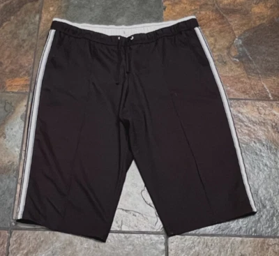 624 MADE FOR LIFE  PXL x 17" Black w White Trim Quick Dry  Crop Pants #44 - Image 1 of 4