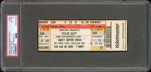 Boleto completo Taylor Swift Fearless Tour 2009 QWEST CENTER, OMAHA NE PSA 6 - Imagen 1 de 2