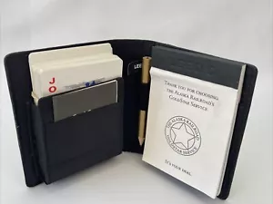 The Alaska Railroad Goldstar Service Souvenir Spielkarte Leder Reiseset - Bild 1 von 3