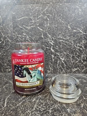 God Bless America Deerfield Yankee Candle Large Jar 22OZ Rare Collectors Edition - Image 1 of 4