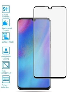 Protector de Pantalla para Huawei P30 Pro Negro Completo Cristal Templado Curvo - Imagen 1 de 9