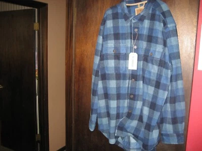 Outdoor Life Mens Polar Fleece Shirt Jacket 2xl beautiful blues- NOT A HOODIE!!! - Image 1 of 4