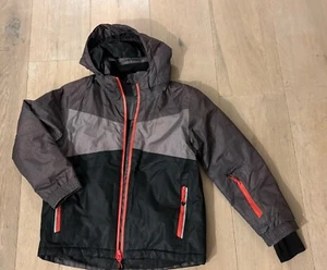 Crivit, Skijacke/ Snowboardjacke, Schwarz/grau/rot, 122/128 - Bild 1 von 2