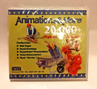 IMSI Selectsoft Animation & More 20,000 High Impact Graphics CD-ROM Windows XP - Image 1 of 4