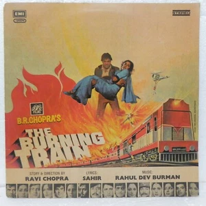 The Burning Train LP Record R D Burman 1979 Hindi Film Bollywood Vinyl Indian EX - Picture 1 of 11