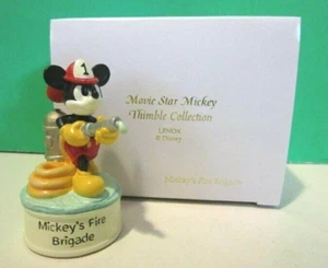 LENOX Disney MICKEY'S FIRE BRIGADE FINGERFINGERHUT - Mickey Maus Skulptur - NEU im BOX - Bild 1 von 5