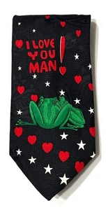 Budweiser Vtg 1995 Anheuser Busch Official Product Frog Necktie I Love You Man! - Picture 1 of 12