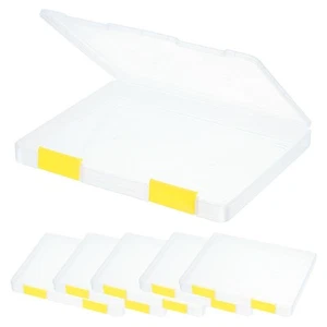 Transparente tragbare Projektmappe im A4-Format,6Stk,12,4 x 9,8 x 1,2 Zoll,Gelb - Bild 1 von 6
