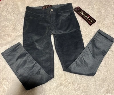 Pantalones ajustados de pana azul marino Mustard Pie para niñas - talla 6 nuevos con etiquetas Foto 1 de 3