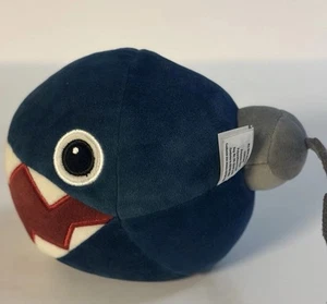 TOMY Club Mochi Mochi Super Mario Bros 5” Chain Chomp Plush 2022 Nintendo - Picture 1 of 7