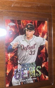 2024 Topps Heritage High Number Colt Keith RC Hidden Gems #HG52 Chrome Refractor - Bild 1 von 3
