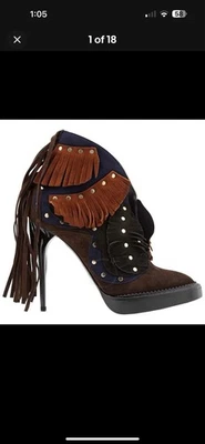 Botines de cuero para mujer Burberry talla 39 Foto 1 de 4