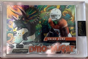 Isaiah Bond 2024 Wild Card ALUMINATION DINO-PUISSANT /25 F6 - Photo 1/1