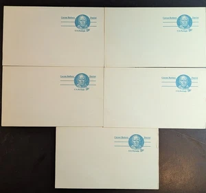 Five US Mint Postal Cards, #UX70, 9c Caeser Rodney - Picture 1 of 1