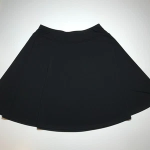 Talbots Skirt Womens 2X A-Line Swing Soft Smooth Black Jersey Stretch Casual - Picture 1 of 10