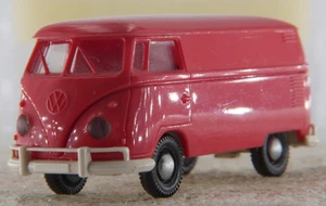 Brekina 1:87 VW T1 A.S.S H0 T1b Kasten USA Exportstoßstange Rot SoMo 0389 OVP - Bild 1 von 9