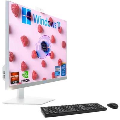 All IN One i7 27 " FHD Win 11 RAM 8GB SSD 120GB Desktop Computer Gaming Editing - Image 1 of 4