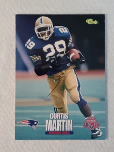 1995 CLASSIC DRAFT CURTIS MARTIN RC. NEW ENGLAND PATRIOTS - Picture 1 of 5