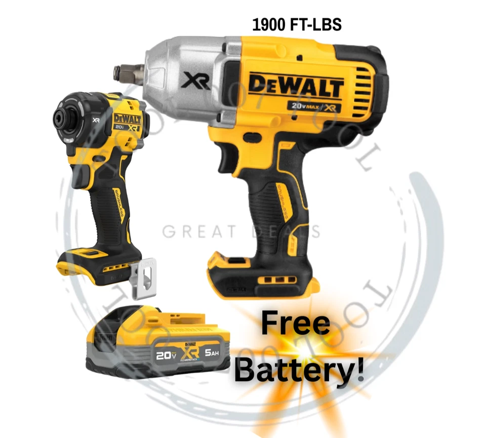 DeWalt DCF870B 20V Hydraulic Cordless 1/4" Impact Driver 500 in-lb (Tool-Only)