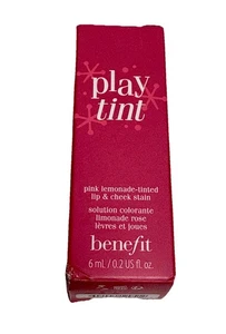 Benefit Play Tint 6.0ml/0.2oz Pink Lemonade tinted lip & cheek stain new in box - Picture 1 of 5