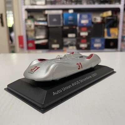 1: 43 Minichamps Audi AUTO UNION AVUS 1937 Stromline C Car Model  - Image 1 of 4