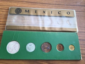 1965 Mexico 5 x Coin Set - - Picture 1 of 6