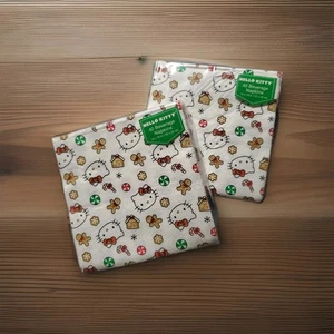 Sanrio Hello Kitty Weihnachten Getränk Papierservietten weiß Lebkuchen 80 Stück - Bild 1 von 1