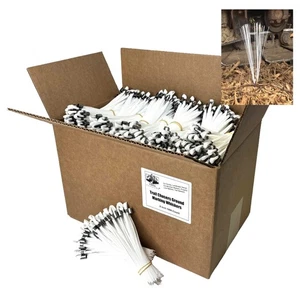 Trail Chasers White 6" Marking Flags for Survey, Landscaping, Trails 1000-Ct - Picture 1 of 8