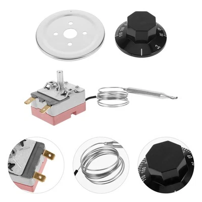  Radiator Thermostat Thermostats Baseboard Heater Temperature Control Electronic - Image 1 of 4