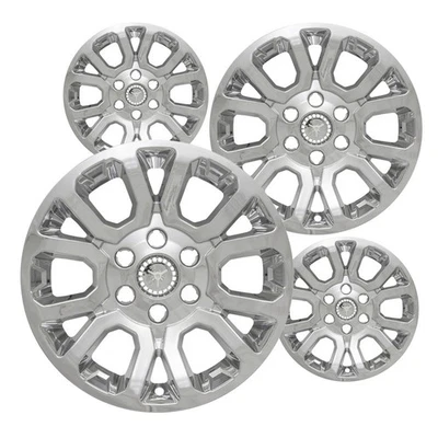 Impostor Chrome Wheel Skins 18 Inch Set of 4 for GMC Sierra Yukon SLE SLT Foto 1 de 4