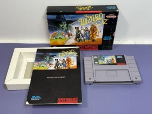 The Wizard of Oz SNES Super Nintendo- Box, Cartridge, Manual! FAST SHIPPING! - Picture 1 of 4