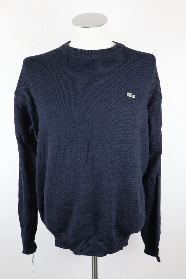 LACOSTE MAGLIONE UOMO TG 4 MAN SWEATER CASUAL VINTAGE LANA VERGINE - Imagen 1 de 4