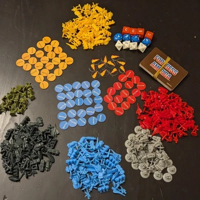 Fortress America 1986 Board Game Extra Replacement Pieces - Not Complete - Image 1 of 4