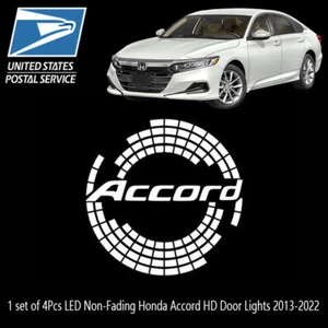 Cars 4 LED HD Laser Projector Door Puddle Lights For Honda Accord Sport 2013-22 - Picture 1 of 5