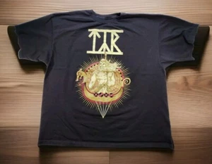 THOR Band Tee Crew Neck Viking Metal Mens T-Shirt XXL Vinland Raid Concert 2014 - Picture 1 of 8